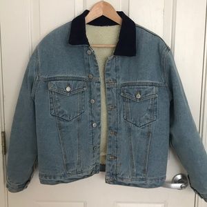 Brandy Melville Shearling Denim / Jean Jacket